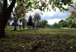 Park przy ul. Mokrej nad rzeką Głomią (photo)