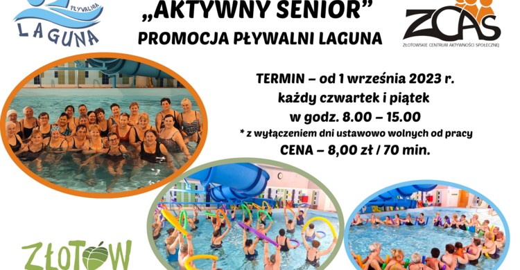 Promocja Pływalni Laguna - AKTYWNY SENIOR - zdjęcie