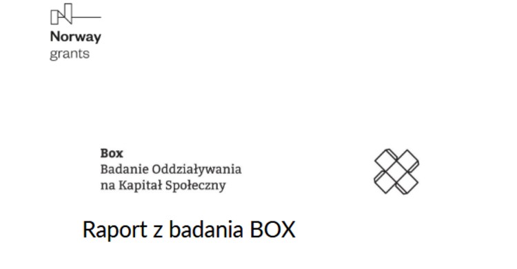 Przedstawiamy Państwu Raport z badania Oddziaływania na Kapitał Społeczny BOX. - zdjęcie