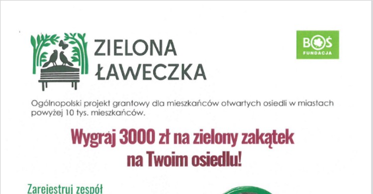 Zielona ławeczka  - zdjęcie