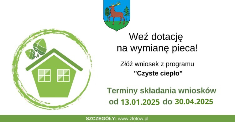 RUSZA I NABÓR WNIOSKÓW Z PROGRAMU GMINNEGO „CZYSTE CIEPŁO” - zdjęcie
