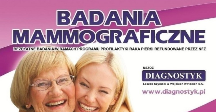 Bezpłatne badania mammograficzne w Złotowie - zdjęcie