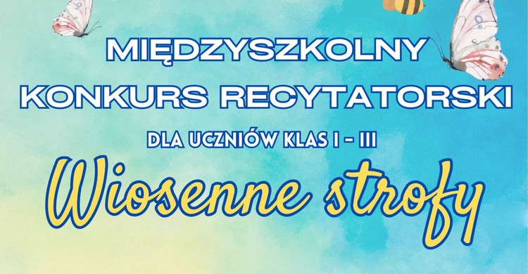 Międzyszkolny Konkurs Recytatorski