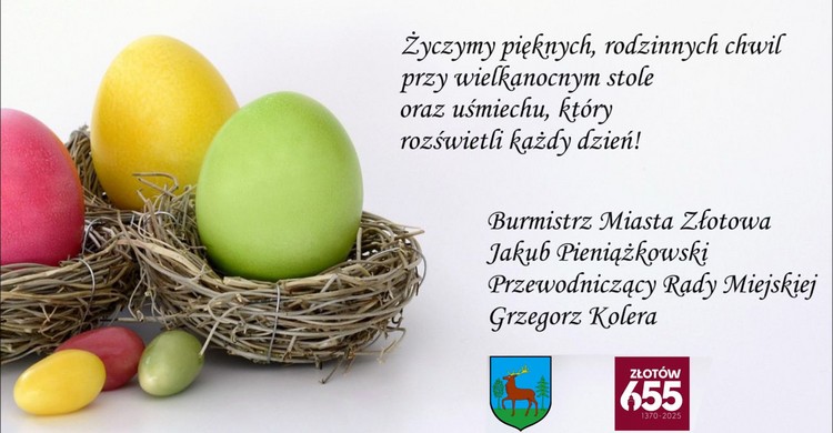 Wielkanocne życzenia dla Mieszkańców Złotowa - zdjęcie