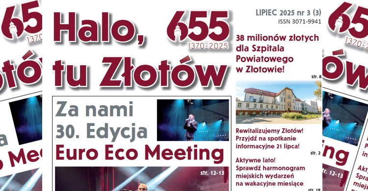 Już jest! Trzeci – wakacyjny – numer miejskiego informatora „Halo, tu Złotów” - zdjęcie