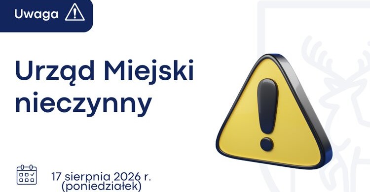 Urząd Miejski w Złotowie nieczynny - zdjęcie