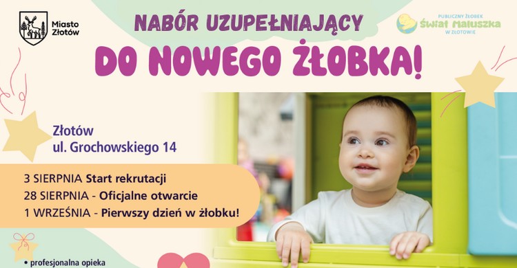 Nabór uzupełniający do Publicznego Żłobka „Świat Maluszka”. - zdjęcie