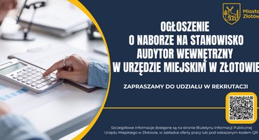 Ogłoszenie o naborze na stanowisko Audytor wewnętrzny (k/m)